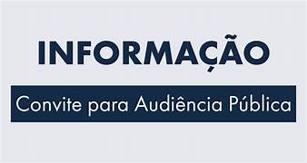 CONVITE AUDIÊNCIA PÚBLICA 