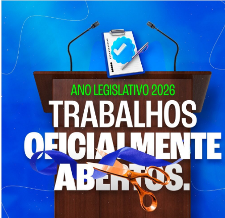 1º SESSÃO ORDINÁRIA DIA 18/02/2026 (QUARTA-FEIRA)  ÀS 19HRS00MIN 