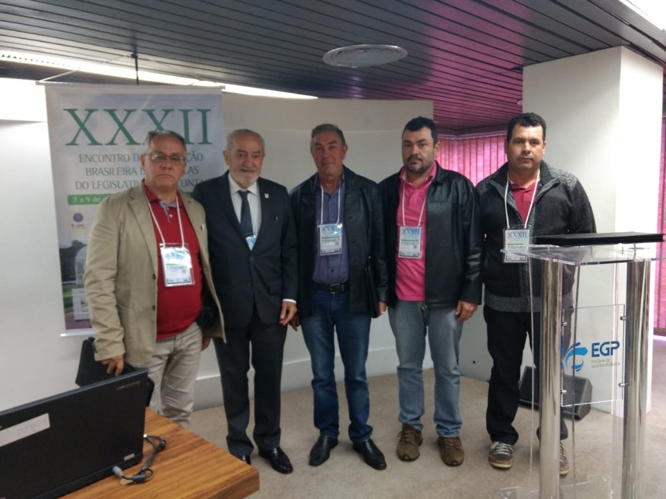 VEREADORES NO EVENTO XXXII ENCONTRO DA ABEL NO TRIBUNAL DE CONTAS DO ESTADO DO PARANÁ 