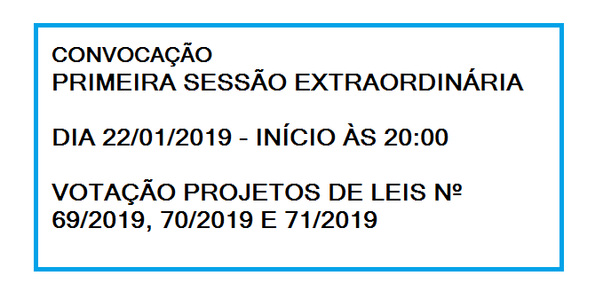 CÂMARA MUNICIPAL DE CONSELHEIRO MAIRINCK(PR) CONVOCA VEREADORES PARA A 1ª SESSÃO EXTRAORDINÁRIA